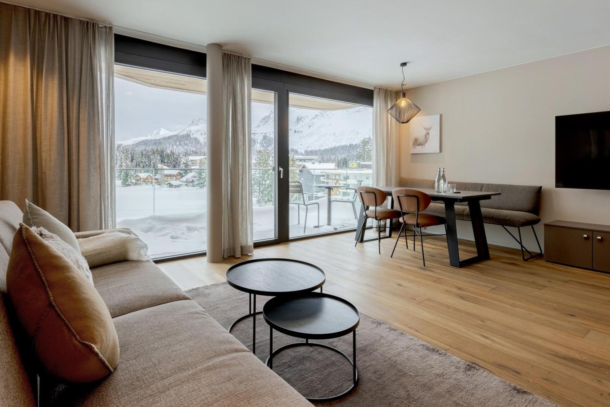 Postresidenz Am See อาโรซา ภายนอก รูปภาพ