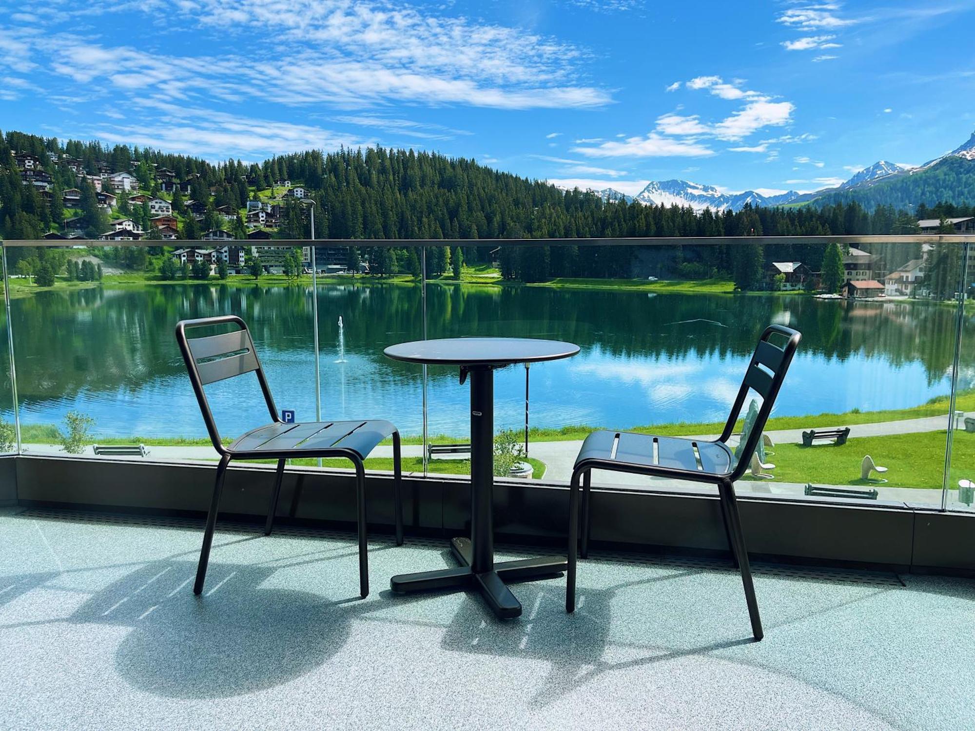 Postresidenz Am See อาโรซา ภายนอก รูปภาพ