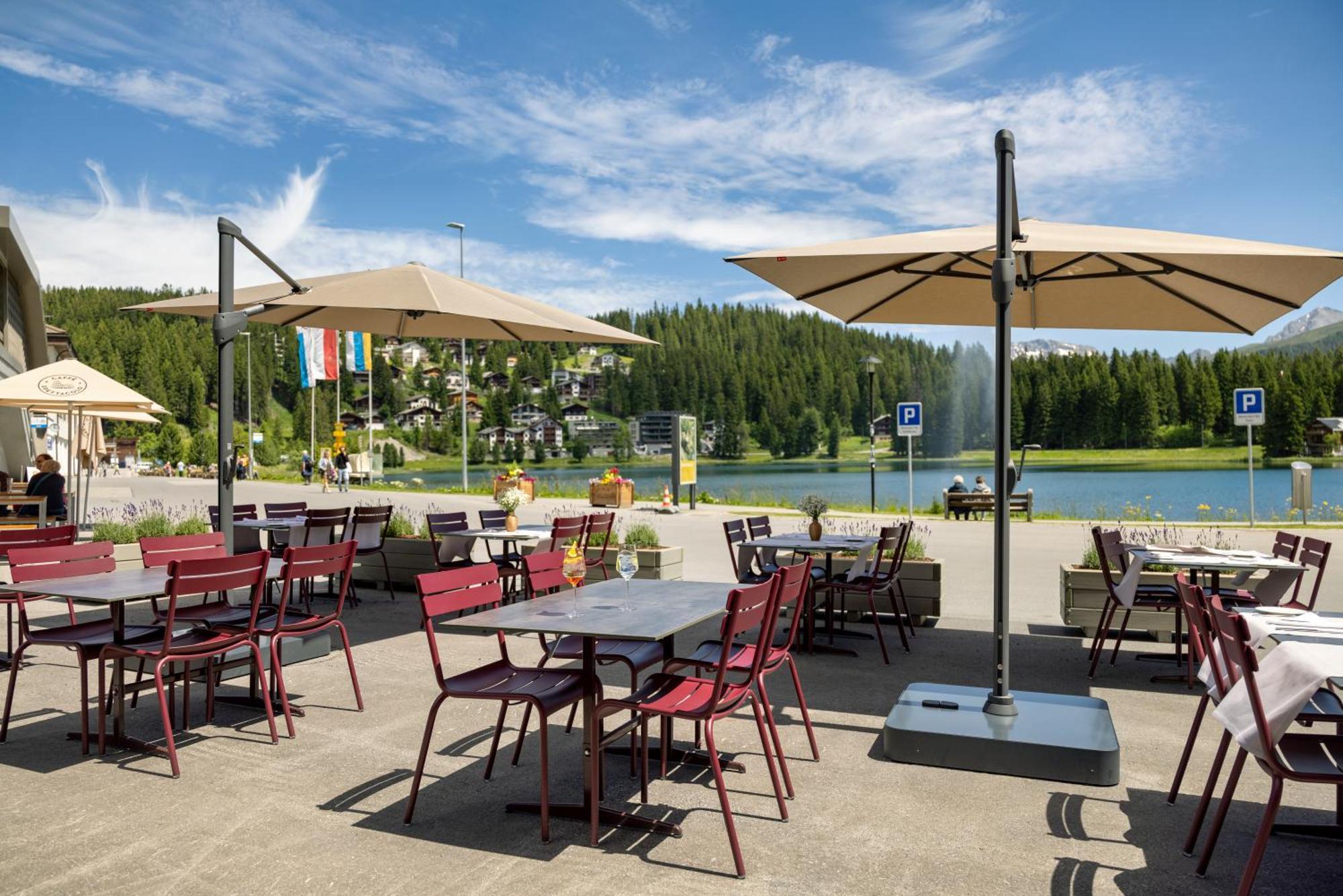 Postresidenz Am See อาโรซา ภายนอก รูปภาพ