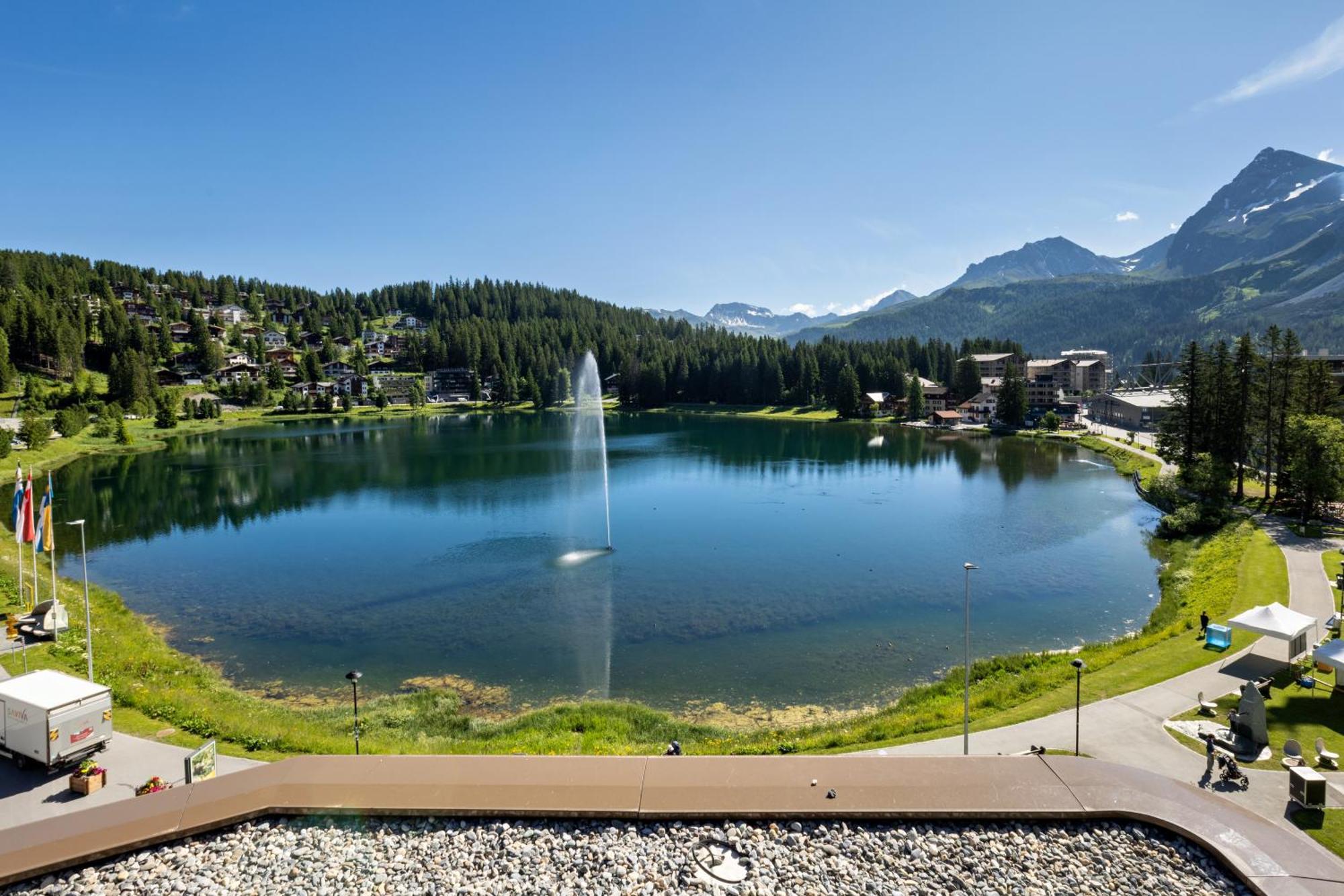 Postresidenz Am See อาโรซา ภายนอก รูปภาพ
