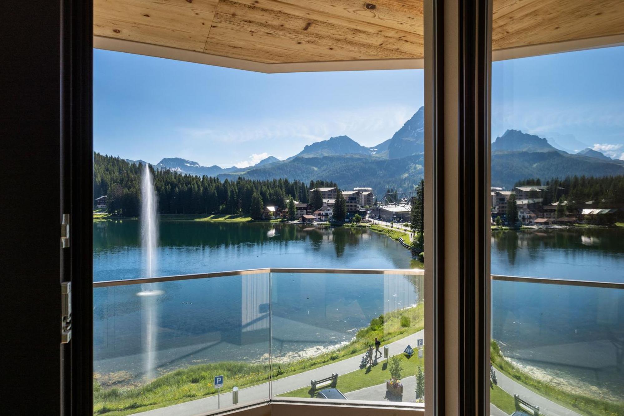 Postresidenz Am See อาโรซา ภายนอก รูปภาพ