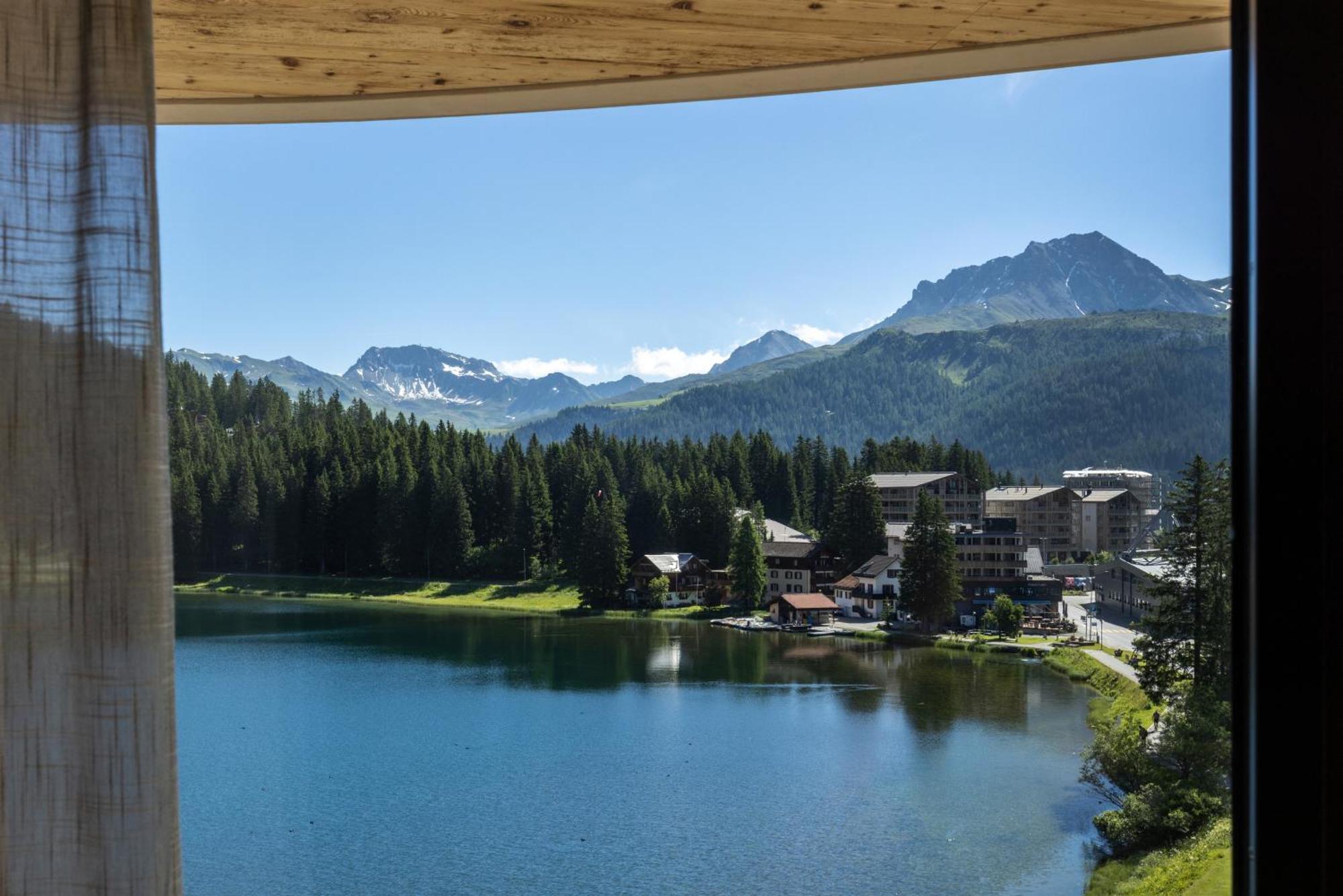 Postresidenz Am See อาโรซา ภายนอก รูปภาพ