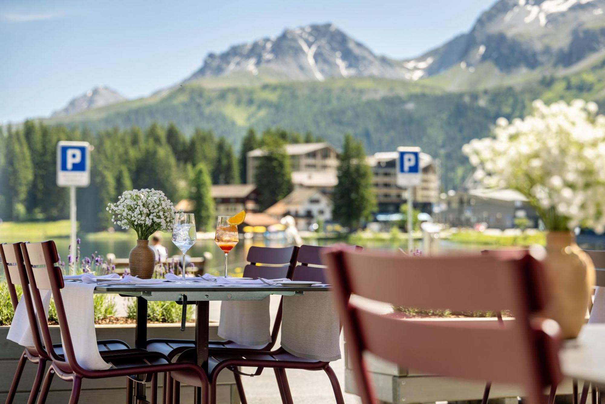Postresidenz Am See อาโรซา ภายนอก รูปภาพ