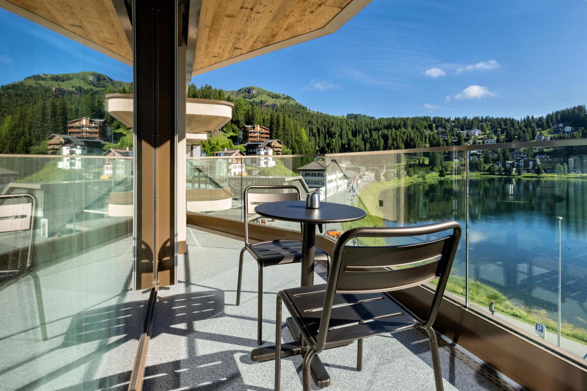 Postresidenz Am See อาโรซา ภายนอก รูปภาพ
